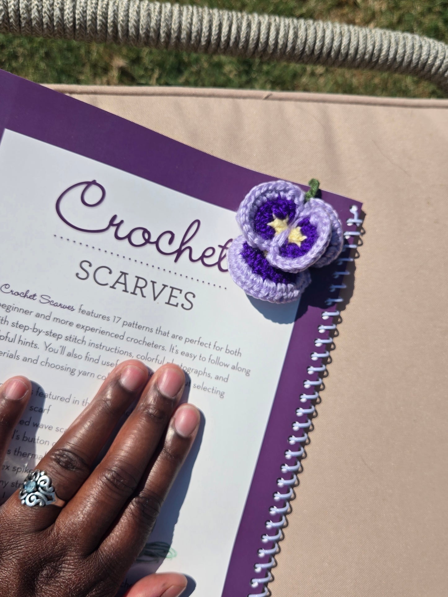 Pansy Bookmark